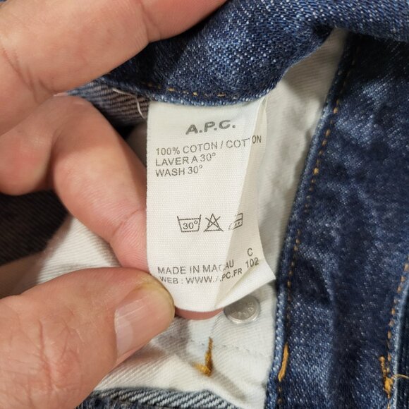 A.P.C. New Standard Jean Classique Mens 30 - Picture 6 of 16